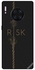 غطاء حماية واقٍ لهاتف هواوي ميت 30 برو مطبوع عليه كلمة "Risk"