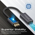 Promate DisplayPort to HDMI Adapter with 4k Resolution, Nylon Cable and Uni-Directional Display, MediaLink-DP