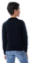 Ted Marchel Boys Pattern Round Slip On Pullover - Navy Blue