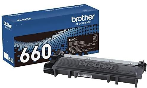 Brother Genuine High Yield Toner Cartridge, Tn660, Replacement Black Toner, Page Up To 2,600 Pages, Amazon Dash Replenishment Cartridge,1 Pack