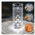 Night Light Crystal Table Lamp, Touch USB 3 Colors Diamond Table Lamp, Romantic Date Lighting Decor