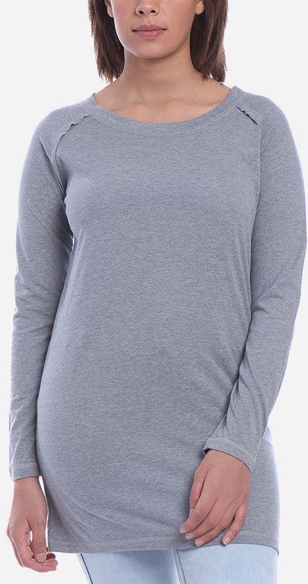 Femina Basic Long Sleeves T-Shirt - Grey
