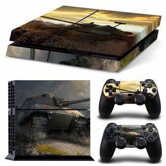 3-Piece Skin Sticker Cover For PS4 And 2 Controller Set , Ps4-1622