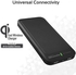 Samsung Galaxy S9 Wireless Charger, 2-In-1 Qi-Certified Wireless Charging with 10000mAh Power Bank, 2 Input Ports, Automatic Voltage Regulation and Universal Dual USB Port, AuraVolt-10 Black