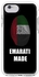 غطاء حماية من سلسلة إمباكت برو بطبعة عبارة "Emarati Made" لهاتف أبل آيفون 6S/6 أسود / أبيض / أحمر