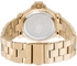 Elite Women's Gold Dial Stainless Steel Band Watch - E53294G/101