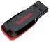 Sandisk Cruzer Blade Flash Disk - 16GB - Black & Red