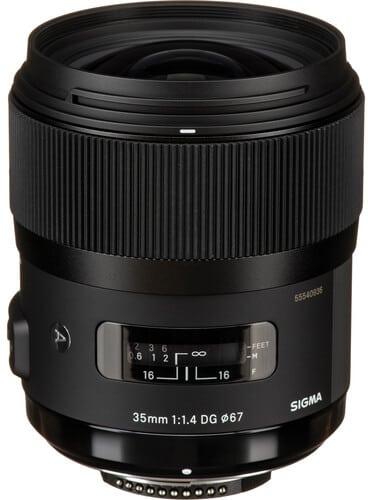 Sigma 35mm f/1.4 DG HSM Art Lens For Nikon F