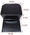 TMS Black Barber Cushion Beauty Salon Spa Equipment Styling Chair Child Booster Seat