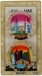 Winds Trading Ahlan UAE Dubai Themed Ceramic Round Magnet Multicolour 2 PCS