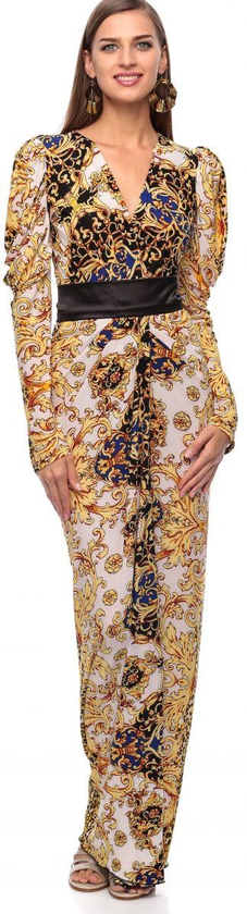 Reeta Donatella Wrap Dress for Women - S, Multi Color