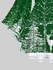 Plus Size Christmas Tree Snowflake Elk Print Flare Sleeves Lattice Top - 6x