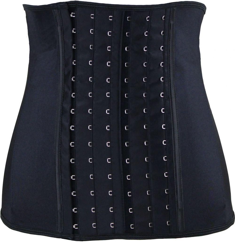 Classic 6 Hooks (For Women) Thermal Corset Natural Latex Free Size( XL,2XL,3XL) Black color