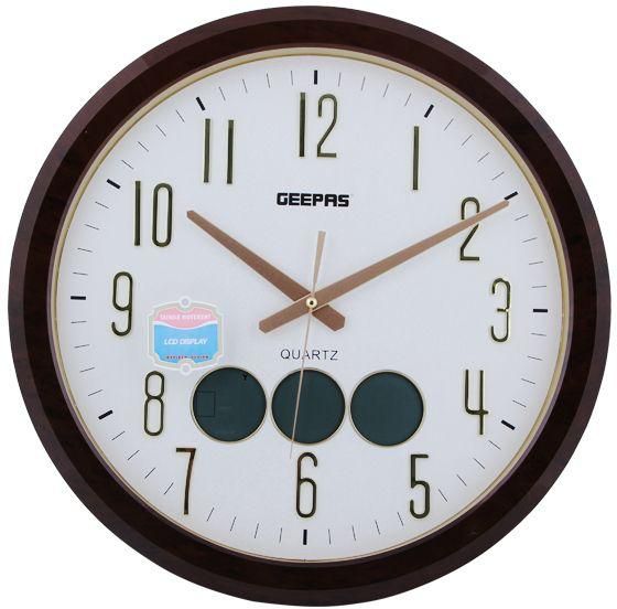 Geepas GWC3381 Wall Clock (Brown)