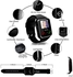 Smartwatch X6 Bluetooth Uhr Curved Display Android iOS Samsung iPhone HTC Huawei
