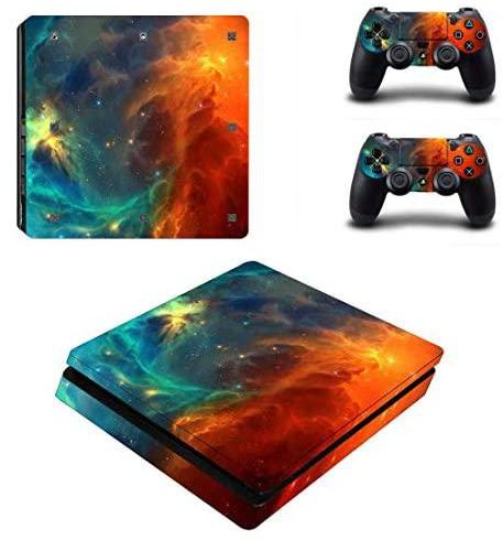 Double Weather Stickers Skins for PS4 Slim Playstation 4 Console + Controller