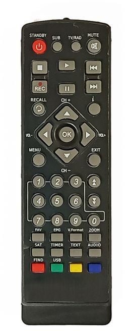 Remote Control For ASTRA 101000E HD Mini & Truman 222 HD Receiver