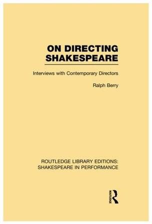 On Directing Shakespeare Paperback