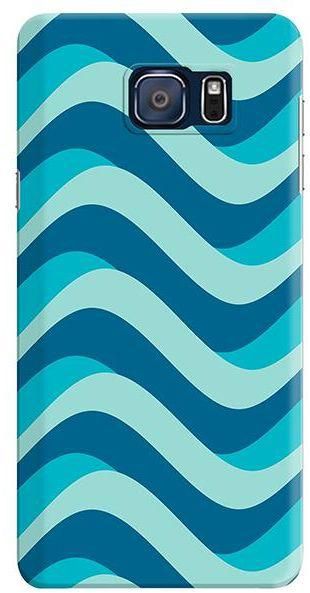 Stylizedd Samsung Galaxy Note 5 Premium Slim Snap case cover Matte Finish - Curvy Blue