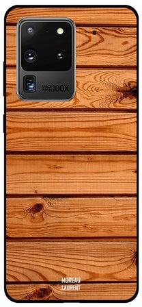 Skin Case Cover -for Samsung Galaxy S20 Ultra Brown/Black Brown/Black