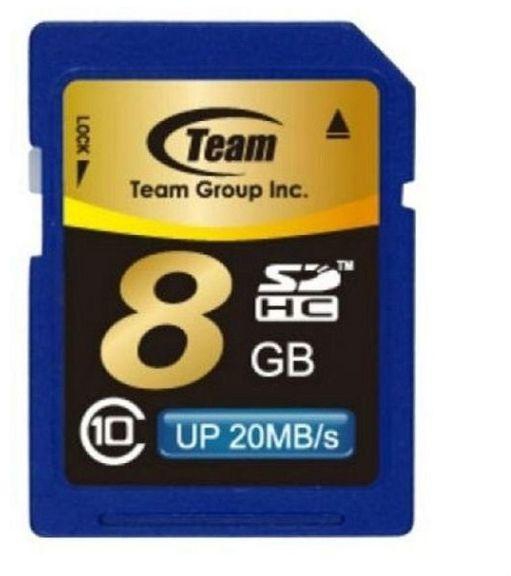 Team Group 8 GB Class 10 SDHC Card