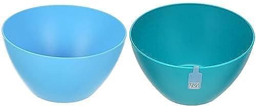 M-Design Lifestyle Plastic Soup Bowl, 15 cm - Blue + Lifestyle soup bowl 15 cm - teal