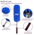 Car Cleaning Duster, Ultra Soft Microfiber Brush- Extendable Telescoping Handle Tool, Interior Exterior Multipurpose Smooth Cleaner for Car Office Home Use - Blue