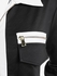 Plus Size Contrast Turndown Collar Half Zipper Flap Pocket T-shirt - L | Us 12