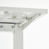 TROTTEN Desk sit/stand - white 120x70 cm