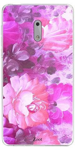 Skin Case Cover -for Nokia 6 Pink Floral Pink Floral