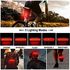 Waterproof Bike Tail Light 2 Pack, USB Rechargeable Bicycle Rear Light,Ultra Bright Red Led Light 1200mAh Large Capacity 5 Light Modes for Cycling Safety