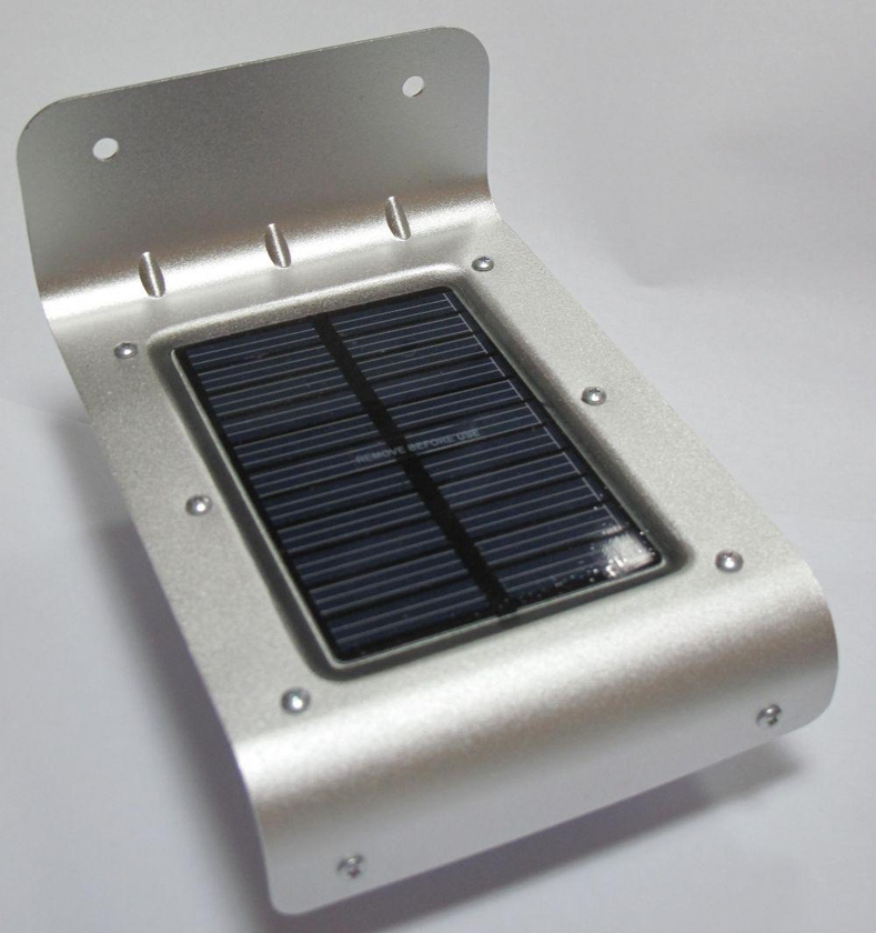 Solar Powered Light With Sensor With Wall Mount