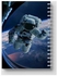 Spiral 60 Sheets Notebook Astronaut 2 for School Or Business Notes Blue/White