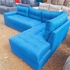 Blue LShape Sofa set - Leather, furniture sofasets on BusinessClaud, Businessclaud Blue LShape Sofa set - Leather