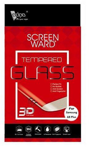 Adpo 3D Tempered Glass Screen Protector For Samsung A8 Plus