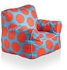 Kids Leisure Chair Dotted Red Size 53X48X55 Cm