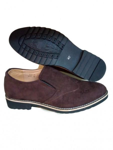 Mens Suede Casual Slip-on Shoes   