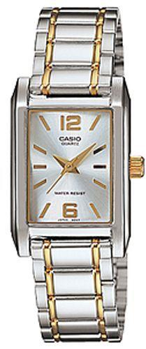 Casio Men's Two-tone Elegant Dress Watch  with  Mineral Glass