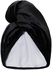 GLOV® Double-Sided Satin Premium Hair Wrap Towel - Satin Black