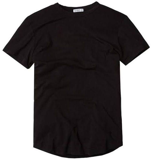 Fashion Black Plain Tshirt