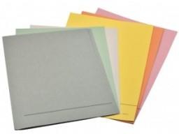 Square Cut Paper Folder [PK/50] Foolscap Green