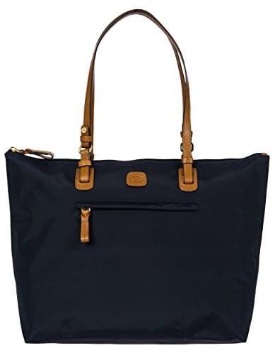 Bric's Women's x-Travel 2.0 Large Sportina Shopper Tote Bag Shoulder, Navy, One Size