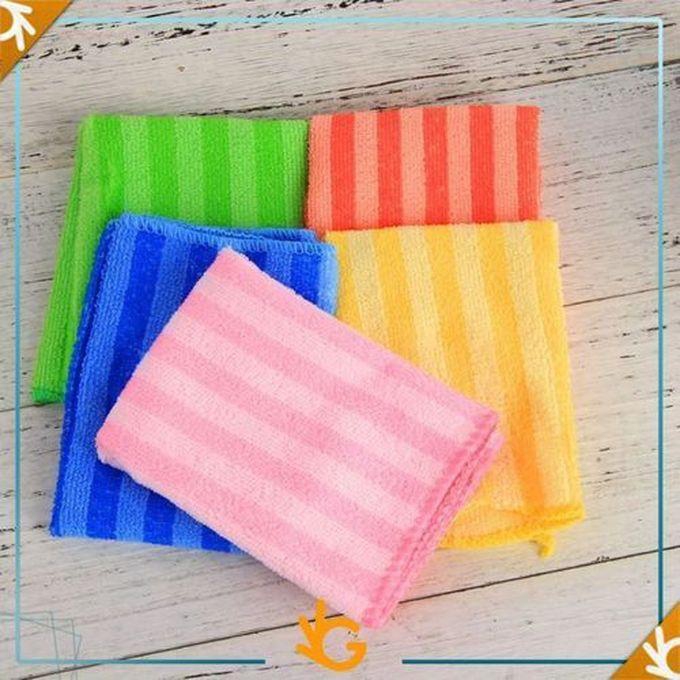 5 Stripped Towel Kitchen And Bathroom Towel Microfiber Super Absorbent