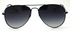 Gravity BLACK UNISEX FULL FRAME AVIATOR Sunglasses SGT3025BLK1  57-15-140