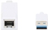 Manhattan مانهتن محول من USB 3.0 إلي أنترنت Gigabit بسرعة عالية 10/100/1000 Mbps - أبيض