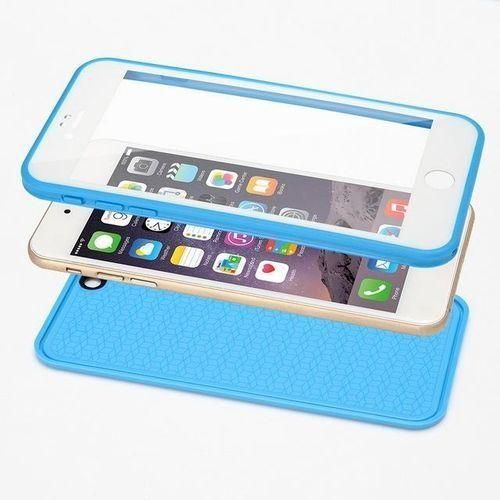 Generic Waterproof Phone Cases For iPhone 5 5s SE Thin Shockproof Hybrid Rubber Soft Silicon TPU Touch Swimming Case Back Cover for iphone 5 5s SE - Blue