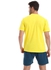 Diadora Men Cotton Printed T-Shirt - Yellow