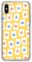 غطاء حماية مرن لهاتف أبل آيفون Xs ماكس طبعة كاملة بتصميم بطاقات مبعثرة