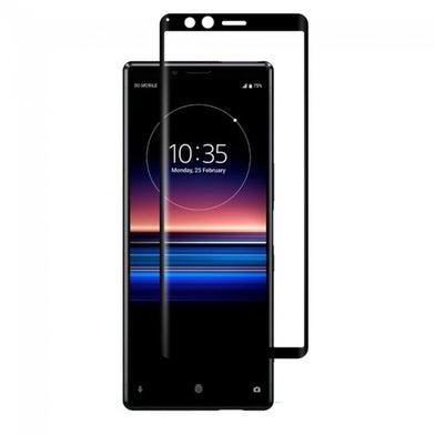 3D Tempered Glass Screen Protector For Sony Xperia 1 Black/Clear