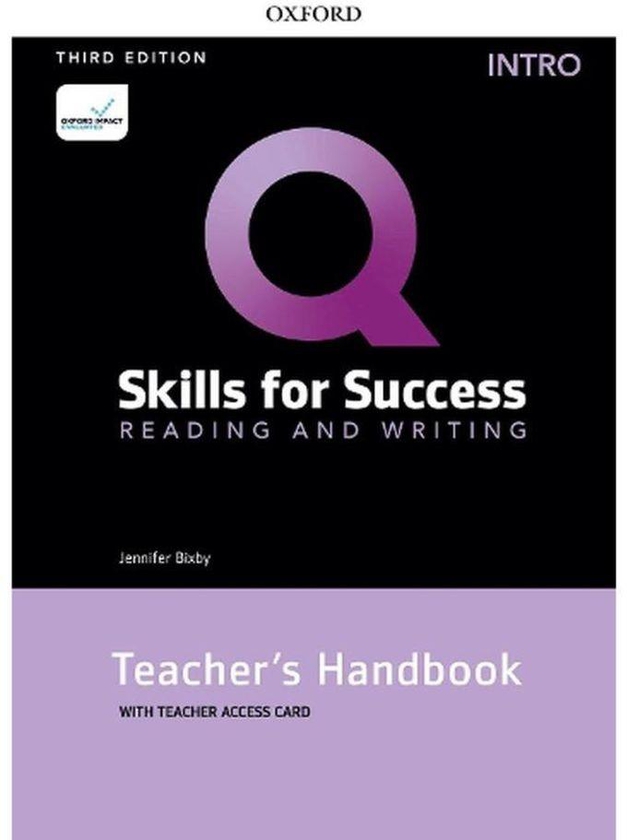 Oxford University Press Q Skills for Success Intro Level Reading and Writing Teacher s Handbook with Teacher s Access Card Ed 3
